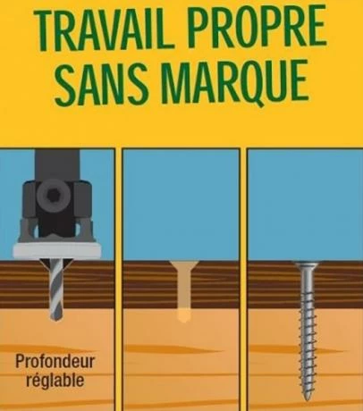 Kit Terrasse Perçage Fraisage 4 Pièces 2 Kit Terrasse Perçage Fraisage 4 Pièces – Image 2