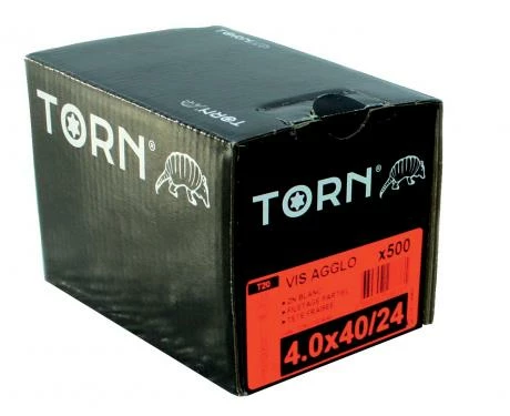 Vis Bois TORN® Tête Fraisée Acier Zingué Torx - Filetage Partiel 2 Vis Bois TORN® Tête Fraisée Acier Zingué Torx - Filetage Partiel – Image 2