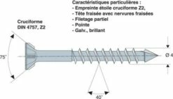 Vis Bois SPAX T-STAR Plus Acier Zingué Pour Médium 5 Vis Bois SPAX T-STAR Plus Acier Zingué Pour Médium -Quincaillerieportalet Soldes por 11716
