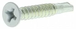 Vis Pour Profil PVC Autoperceuse FD2 Acier Laqué Blanc