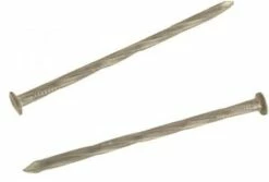 Pointes Tête Plate Torsadées En Acier Galvanisé