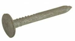 Pointes Tête Plate Extra-large En Acier Galvanisé