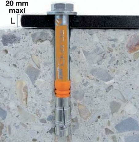 Cheville à Expansion GUARDIA Par Vissage Spécial Garde-corps 3 Cheville à Expansion GUARDIA Par Vissage Spécial Garde-corps – Image 3