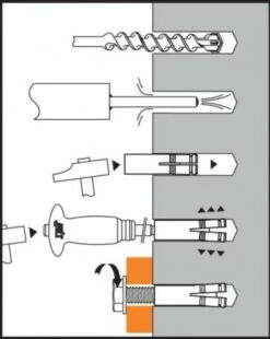 Cheville à Expansion Par Frappe GRIP 6 Cheville à Expansion Par Frappe GRIP -Quincaillerieportalet Soldes por 11828 1