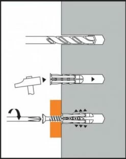 Cheville Nylon B-LONG - Tête Hexagonale 9 Cheville Nylon B-LONG - Tête Hexagonale -Quincaillerieportalet Soldes por 11839