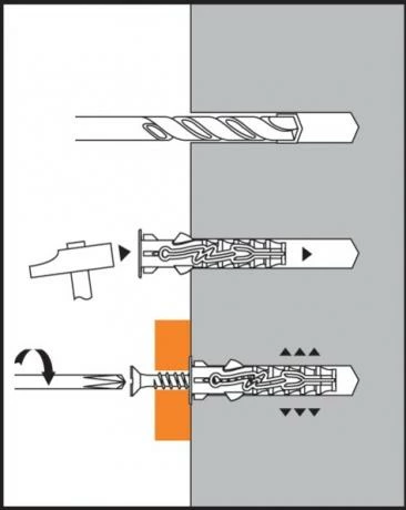Cheville NYL Avec Collerette 2 Cheville NYL Avec Collerette – Image 2