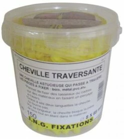 Cheville Nylon Traversante 6 Cheville Nylon Traversante -Quincaillerieportalet Soldes por 11856