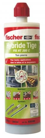 Fischer Résine Hybride FIS HT 380 C - Scellement Chimique