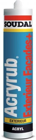 Soudal Mastic Acrylique ACRYRUB® EXTERIEUR Façades +