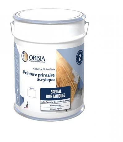 Peinture Primaire Acrylique OBBIACRYL PB Anti Tanin 1 Peinture Primaire Acrylique OBBIACRYL PB Anti Tanin