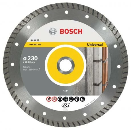 Bosch Disque Diamant Universel EF UNIVERSAL TURBO 1 Bosch Disque Diamant Universel EF UNIVERSAL TURBO