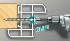 Mustad Vis PVC Framex® Clip -Quincaillerieportalet Soldes por 14261