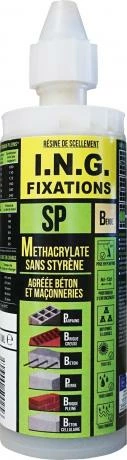 Résine Méthacrylate SP - Scellement Chimique