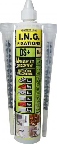 Résine Méthacrylate DS+ - Scellement Chimique