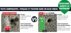 Foret Matériaux Creux SDS-Plus WALLSTER -Quincaillerieportalet Soldes por 21737