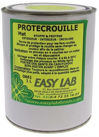 Vernis Protecteur PROTECROUILLE 1 Vernis Protecteur PROTECROUILLE