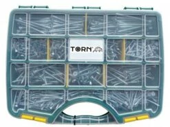 Coffret Vis Bois TORN® Tête Fraisée Acier Zingué Torx - Filetage Total
