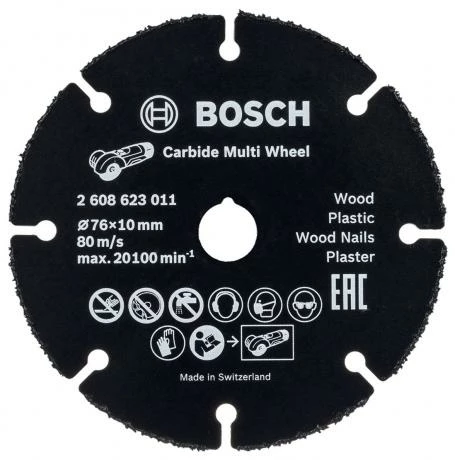 Bosch Disque à Tronçonner Carbure MULTI WHEEL 1 Bosch Disque à Tronçonner Carbure MULTI WHEEL
